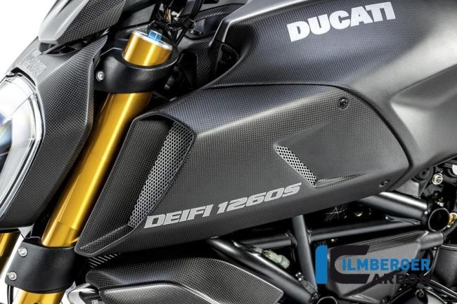 Lufteinlasskanalverkleidung links matt Ducati Diavel 1260