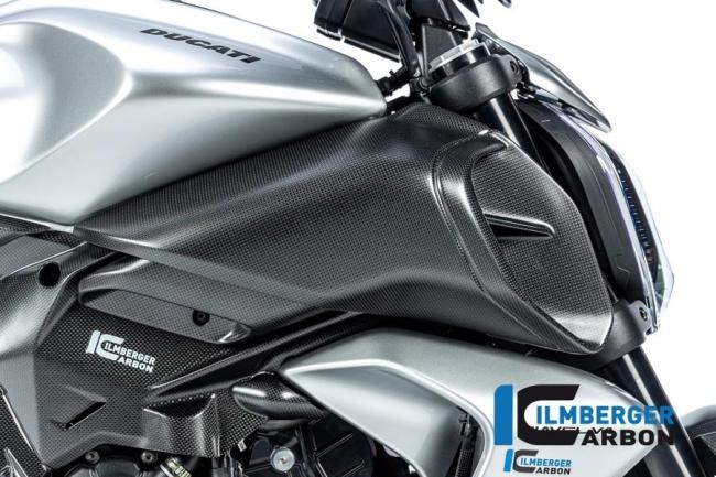 Right air tube cover Ducati Diavel V4 from 2023 matt