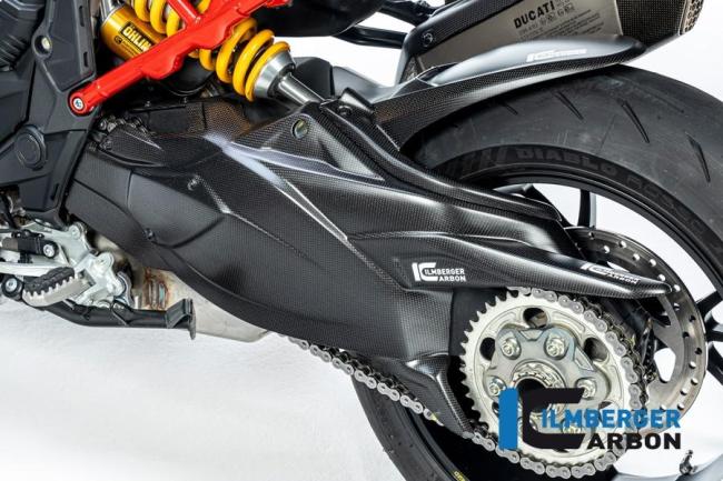 Swingarm cover with chainguard matt MTS/PP/RS