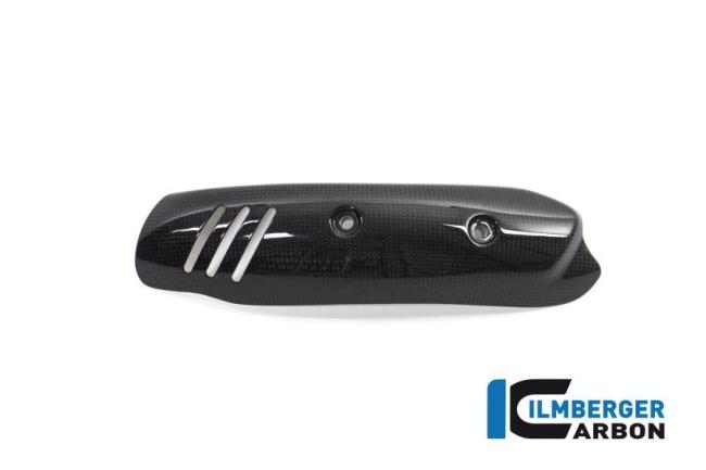 Auspuffhitzeschutz am Krümmer gross glanz Ducati Scrambler'16