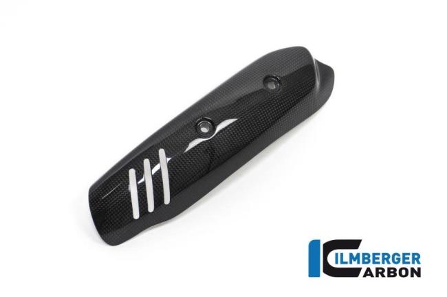 Auspuffhitzeschutz am Krümmer gross glanz Ducati Scrambler'16