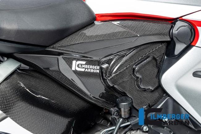 Rahmenheckverkleidung mit Zylinderkopfabdeckung rechts glanz Ducati Streetfighter V2