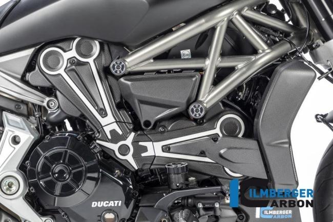 Cam belt covers matt with crome decal Ducati XDiavel'16