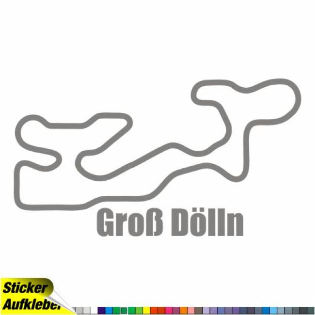 Groß Dölln Rennstrecken Aufkleber Sticker Groß Dölln Rennstrecken Aufkleber Sticker
