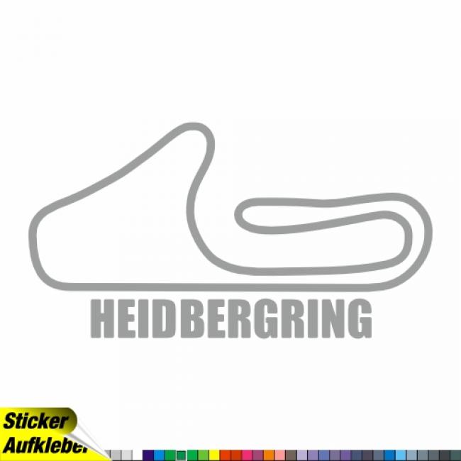 Heidbergring Rennstrecken Aufkleber Sticker