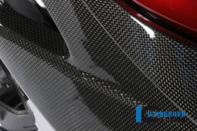 Left radiator cover carbon