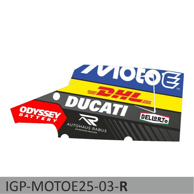 Ducati - Intact-GP MotoE Spare Parts "Unterteil-Rechts"