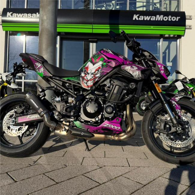 Kawasaki Z900 (25-_) "JOKER" Motorrad Dekor Stickerkit