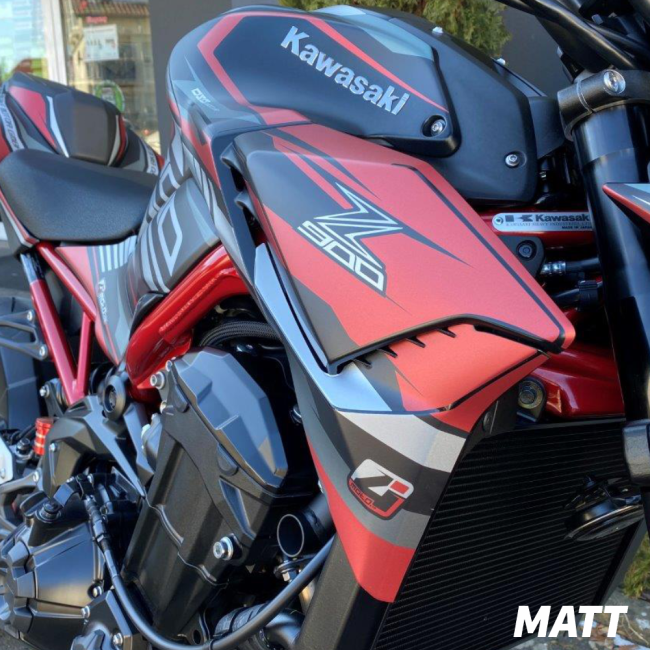 Kawasaki Z900 "ZTYLE - Metalic Red" 20-24 Motorcycle Dekor Graphics