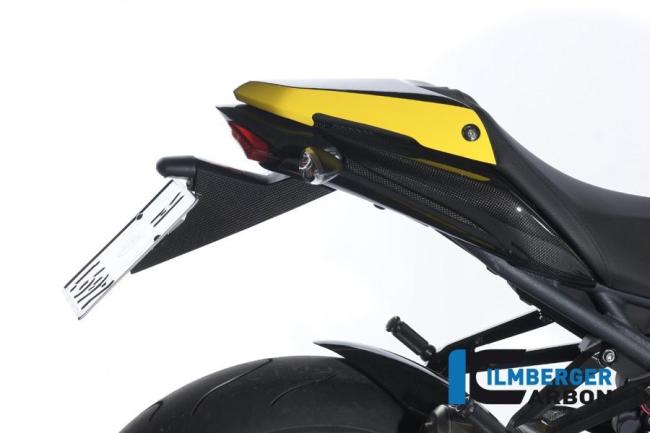 License plate holder (incl. taillight cover with indicator mount) Carbon Triumph Speed Triple 1050