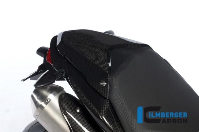 Pillion seat cover carbon
