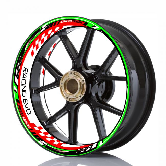 Wheelskinzz® "Racing EVO" Tricolore Italy