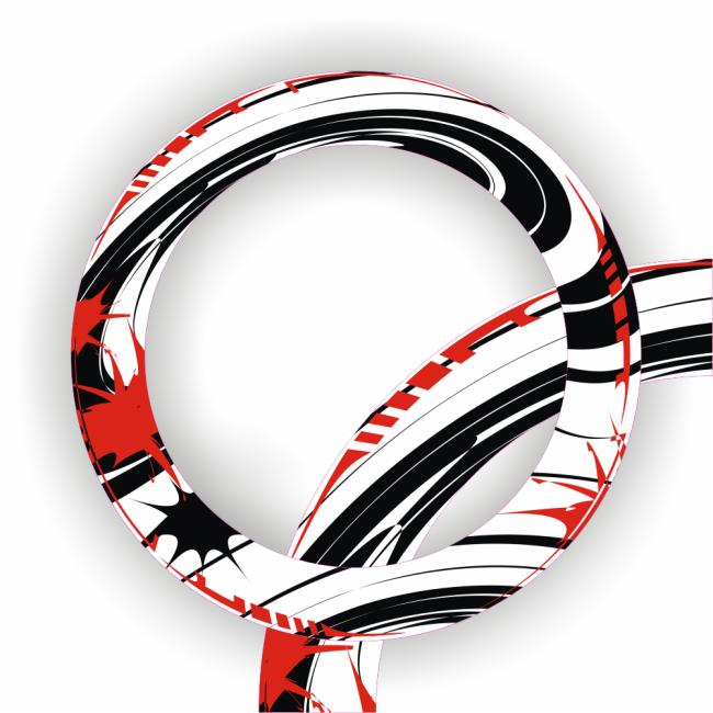 Wheelskinzz® STYLE Weiß/Schwarz/Rot