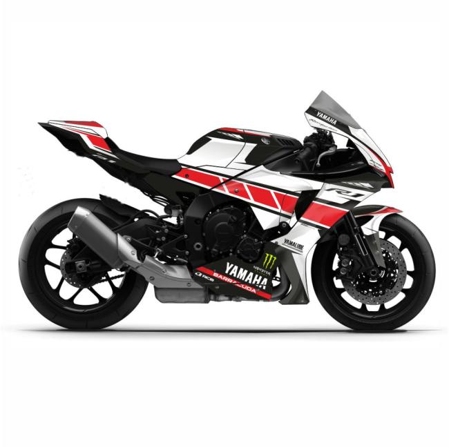 YAMAHA R1 (RN65) ab Bj. 2020 - "RESTYLE-R" Carbon Dekor Stickerkit