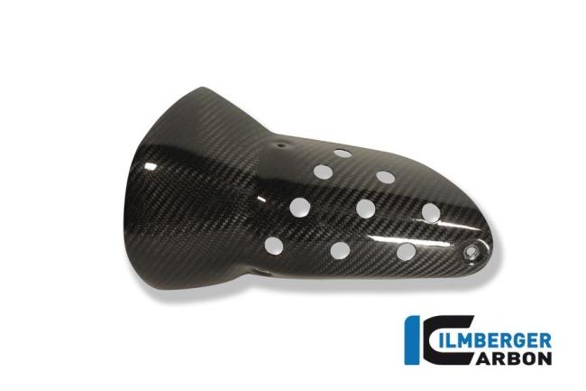 front exhaust heat shield carbon