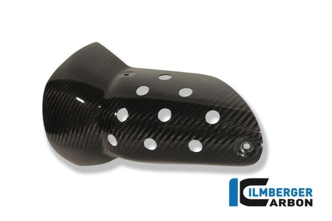 front exhaust heat shield carbon