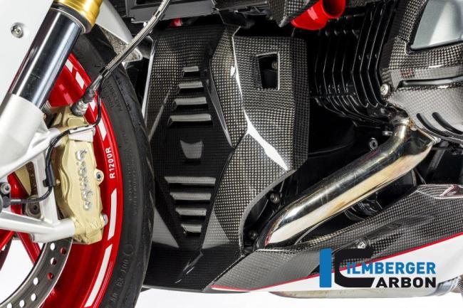 Motor spoiler center part carbon