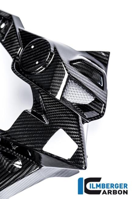 Water radiator cover right carbon