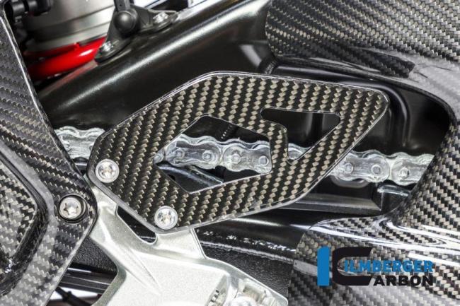 Heel guard left side carbon