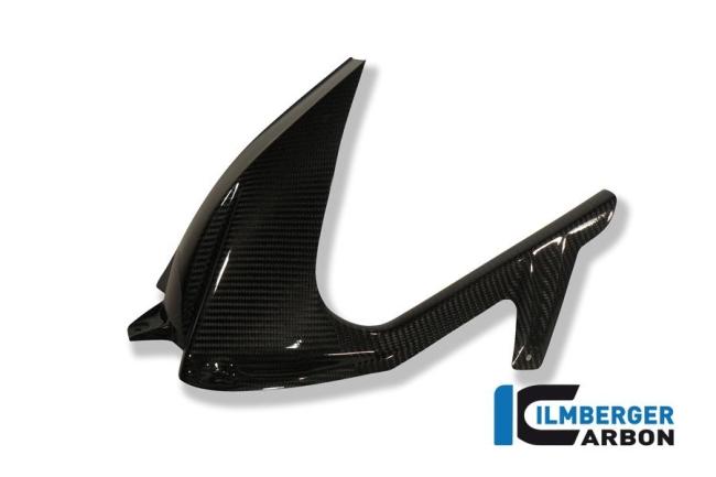 Rear fender with chain guard without ABS carbon