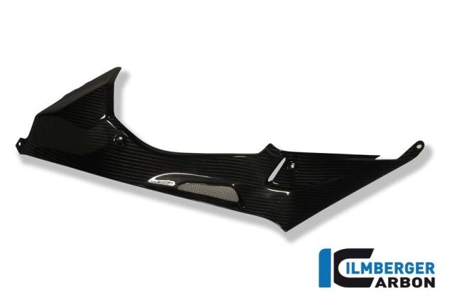 Left side cover on the tank carbon