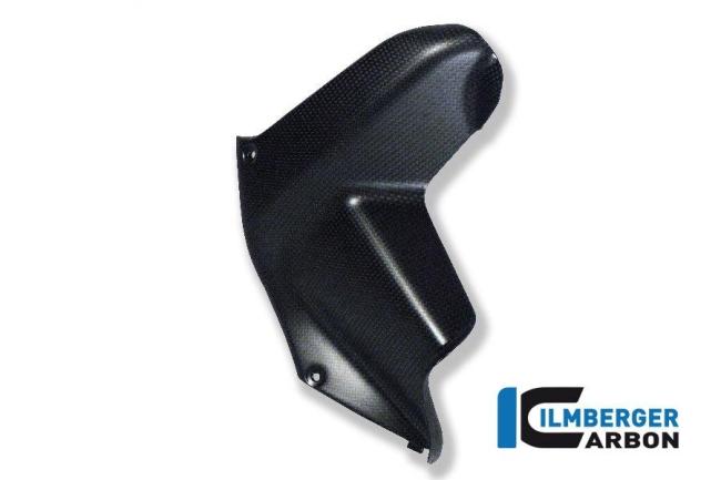 Air deflector on left tank side part carbon