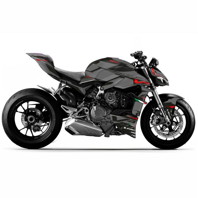 DUCATI Streetfighter V4 (20-23) "STEALTH Red" Dekor