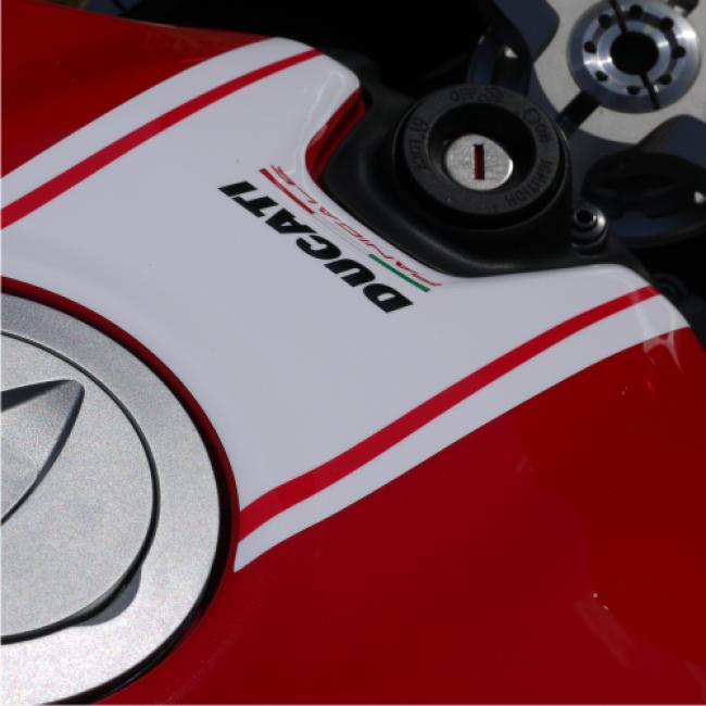 DUCATI Panigale 899 | 1199 (13-14) Dekor Stickerkit Aufkleber SBK 2013 Weiß