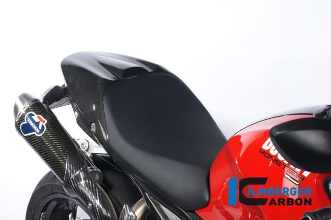 Pillion Seat Cover Carbon