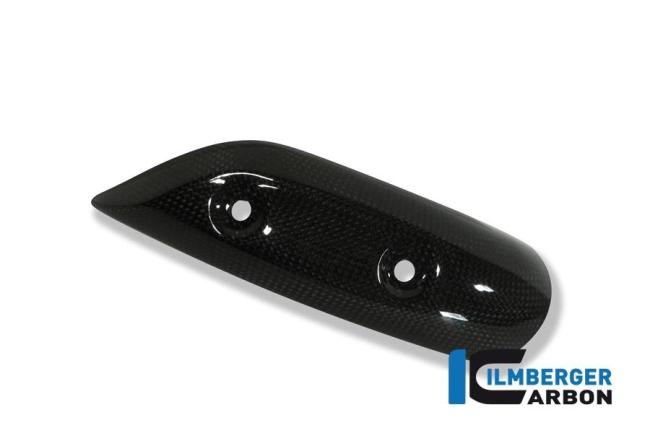 Exhaust heat shield at the manifold extended version carbon