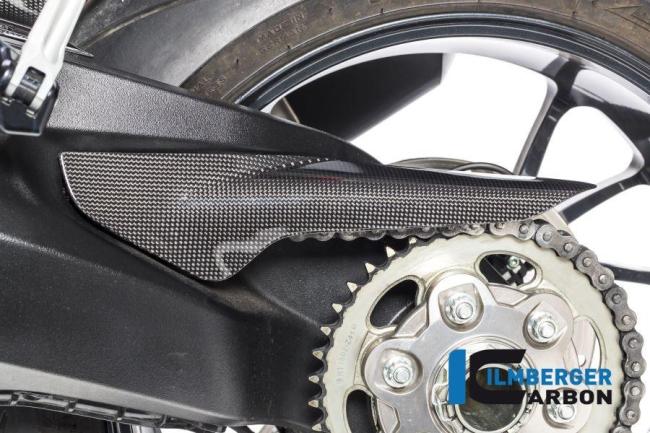 Kettenschutz hinten Carbon glänzende Oberfläche