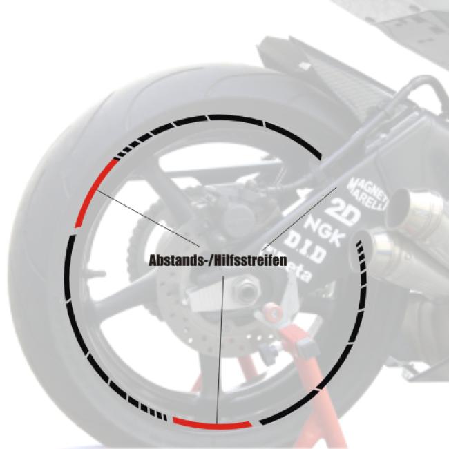 Rim Stripes GP Style with your Text