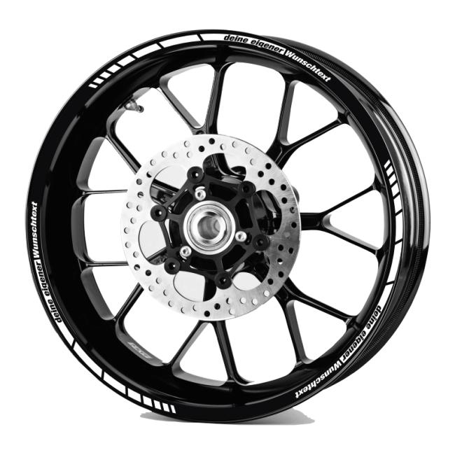 Rim Stripes GP Style with your Text
