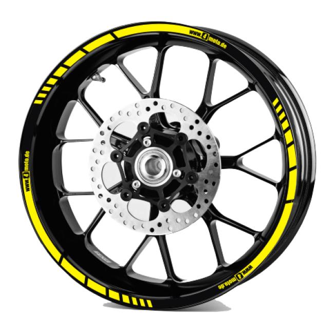 Rim Stripes GP Style with your Text