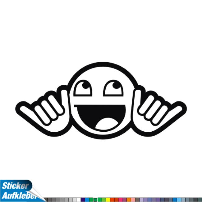 - Smile #3 - Aufkleber Fun Sticker