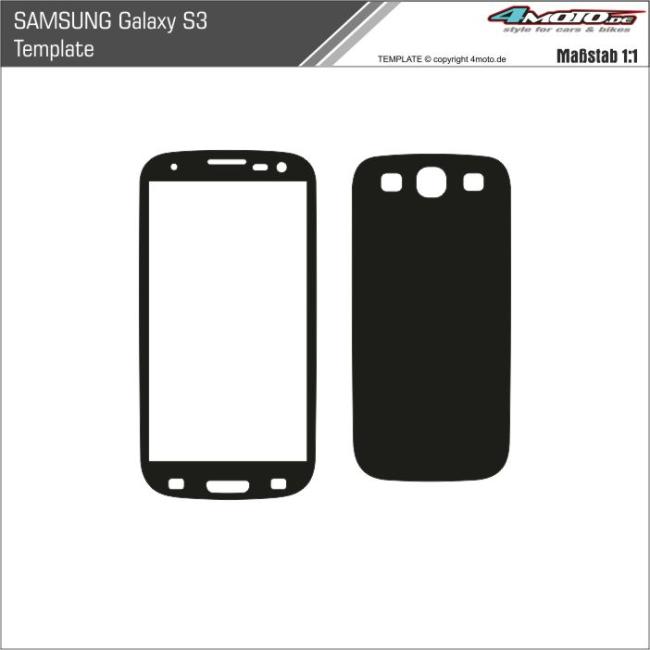 SAMSUNG Galaxy S3 Template Schnittvorlage Cutcontour SAMSUNG Galaxy S3 Template Schnittvorlage Cutcontour
