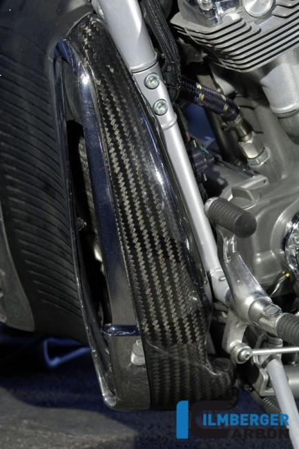 Wasserkühlerabdeckung links Carbon für Harley-Davidson V Rod