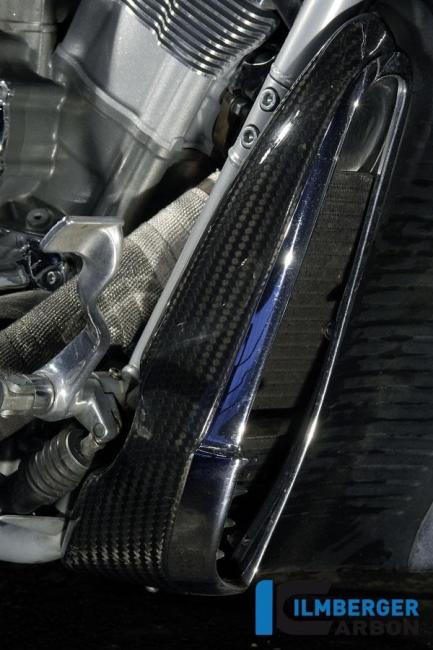 Wasserkühlerabdeckung rechts Carbon für Harley-Davidson V Rod