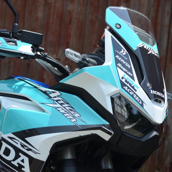 HONDA AfricaTwin CRF1100 Bj 20- Dekor Aufkleber Türkis HONDA AfricaTwin CRF1100 Bj 20- Dekor Aufkleber Türkis
