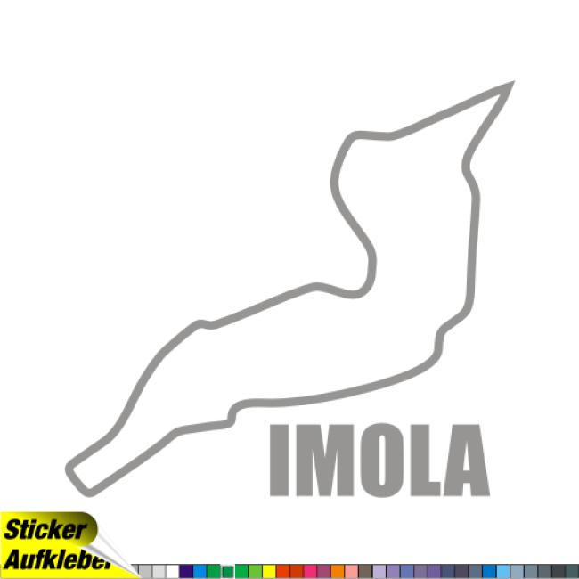 Imola Rennstrecken Aufkleber Sticker