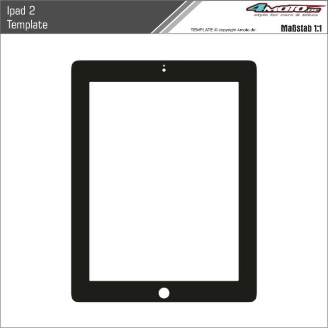 I Pad 2 Template Schnittvorlage Cutcontour