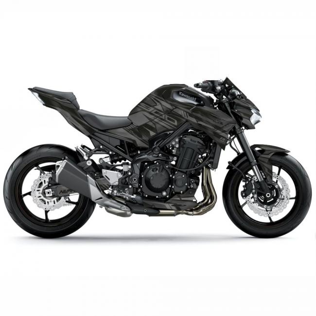 Kawasaki Z900 "DARKNESS" 20-24 Motorrad Dekor Stickerkit Kawasaki Z900 "DARKNESS" 20-24 Motorrad Dekor Stickerkit