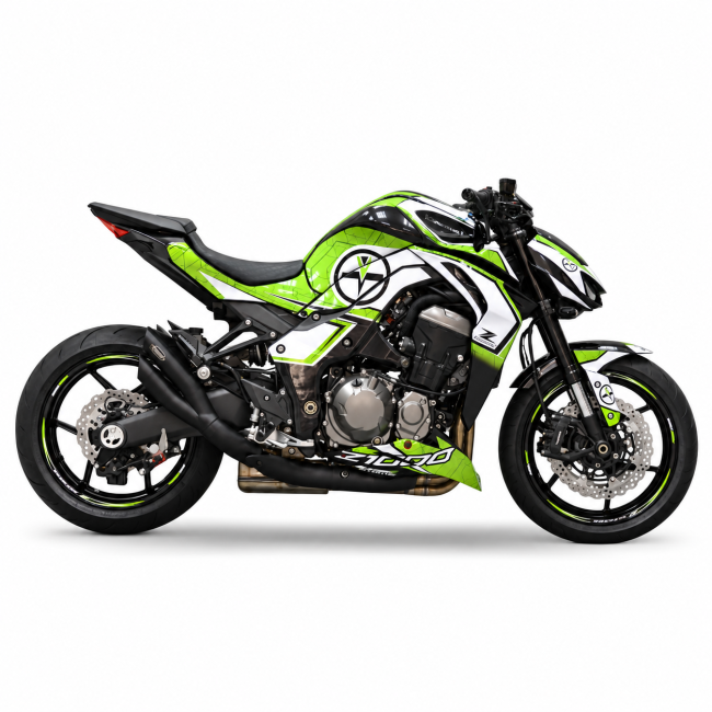 Kawasaki Z1000 (14-25) "SPIKE" Dekor Stickerkit