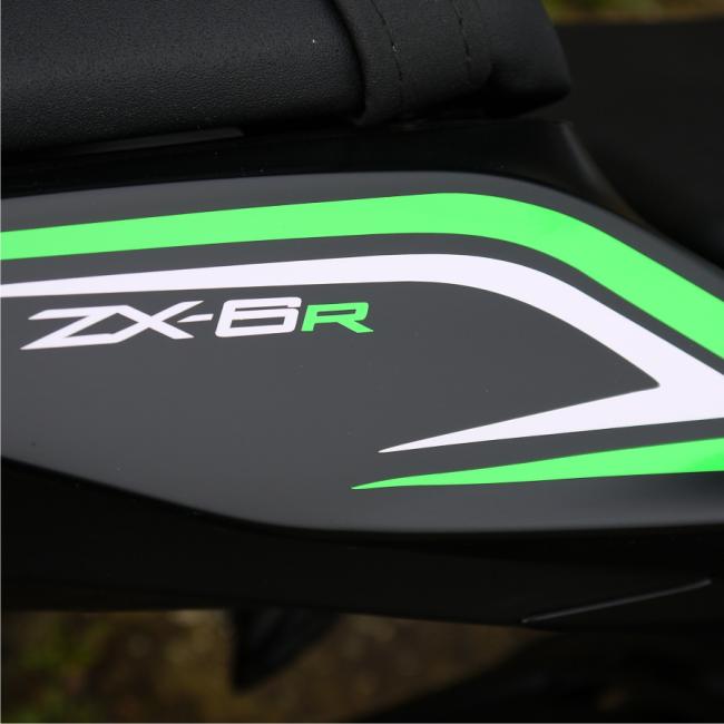 Kawasaki ZX-6R 636 "STREETRUN" 13-17 Dekor Stickerkit Neongrün