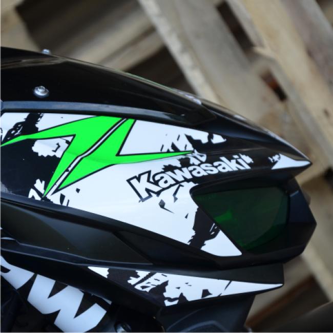 Kawasaki Z1000 "JOKER" 14- Dekor Stickerkit Fluogreen