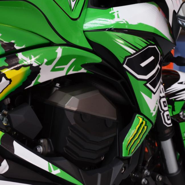 Kawasaki Z800 "Monster" 13-16 Motorrad Dekor Stickerkit