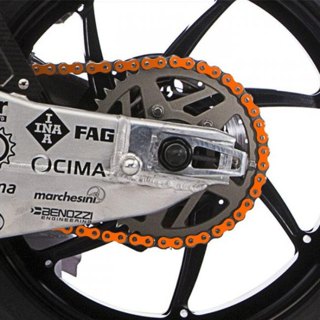 Kettenaufkleber Chainskinzz® Neon Orange Kettenaufkleber Chainskinzz® Neon Orange