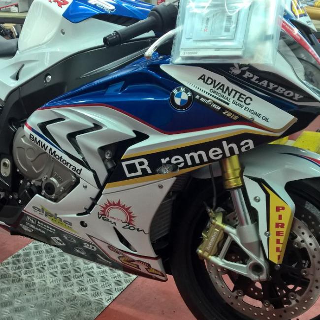 BMW S1000RR  15-18 Dekor Stickerkit "REITI#21" IDM 2015