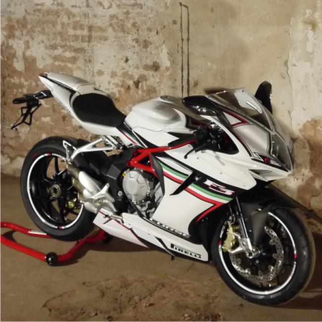 MV AGUSTA F3 675 12-16 Tricolore Dekor Stickerkit