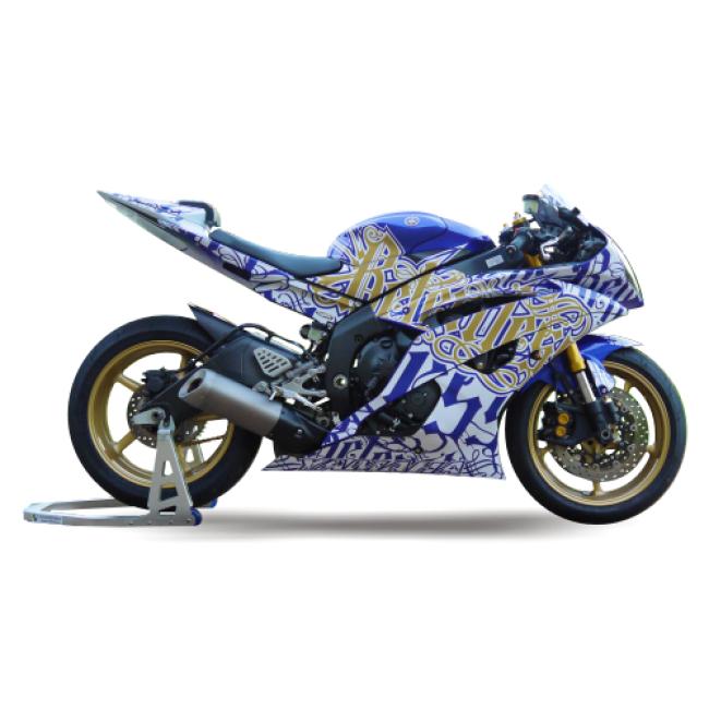 YAMAHA R6 08-16 Streetrace Dekor Stickerkit Aufkleberset